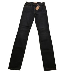 Madewell Roadtrip Jeans, Dark Denim, size W25, Stretchy, NWT, $55